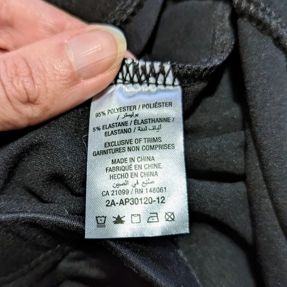 Ardene size small black stretchy bike shorts, NWOT, under skirt safety shorts - Picture 4 of 7